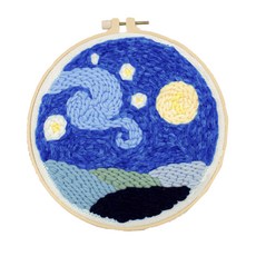 ARTJOY DIY 戳戳繡工具包, 月光閃耀的夜晚