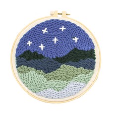 아트조이 DIY 펀치니들 자수 키트, 고향의 밤, 1개