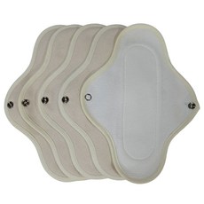 Weasley 孕婦用棉質防水衛生棉 素色 25cm, 中型, 5入, 1個