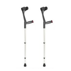 애이도 독일컬러 엘보클러치 알루미늄 목발 검정 + 회색, 2개