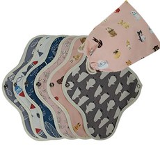 Weasley 孕婦用棉質防水衛生棉 中型 25cm 6片 + 收納袋組合, 1套