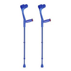 애이도 독일컬러 엘보클러치 알루미늄 목발 파랑 + 파랑, 2개