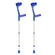 애이도 독일컬러 엘보클러치 알루미늄 목발 파랑 + 회색, 2개