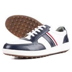 NEXT Q 男款拼色皮革高爾夫球鞋 NQ21