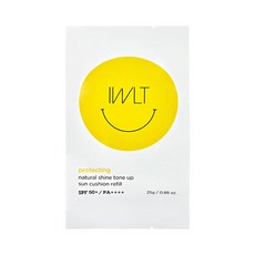 IWLT 自然光澤提亮防護防曬氣墊補充蕊 SPF50+ PA++++, 25g, 1顆