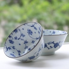 圓形陶瓷碗 2入組, 飯碗2入+大碗2入