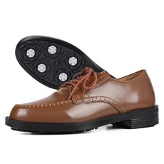 nextq 男款無釘皮革手工高爾夫球鞋 NQ29