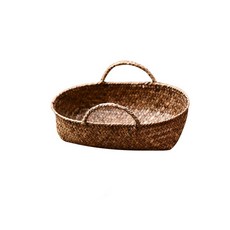 GAPANG 乾燥花籃 DRYE065, 04號(胡桃木色)