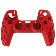 Factprice PS5 Dual Sense 全蓋 TPU 外殼 黑色, 紅色的