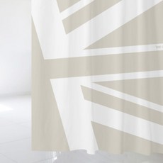 設計風北歐風格浴簾 L 1800*1800mm sc841+塑膠環+白色桿, 1套