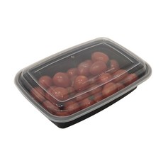 TINAPICNIC 方形可微波耐熱容器 tw1000 黑色 1000ml, 150個, 1入