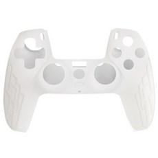 Factprice PS5 Dual Sense 全蓋 TPU 外殼 黑色, 清晰的白色