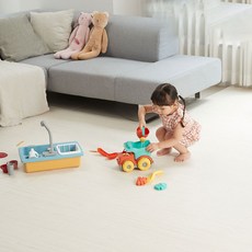 따사룸 PVC 롤매트 14mm, 딜라이트우드