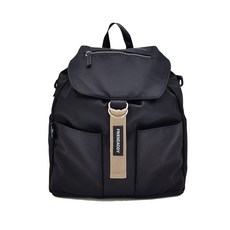 프랜대디 스트랩 프리미엄 기저귀 가방, 블랙 골드베이지