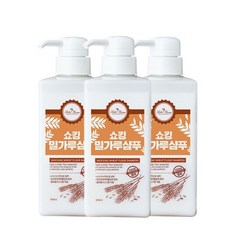 라벨영 쇼킹 밀가루 샴푸, 500ml, 3개