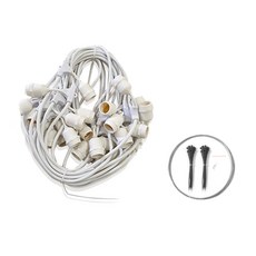 KKUMI LIGHITNG LED燈串 25顆 15m+電線組 20m, 白色的