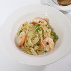 白色紐約義大利麵盤, 單色, 1個