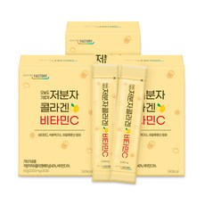 힐링팩토리 저분자 콜라겐 비타민C 석류 분말 스틱, 90개, 2g