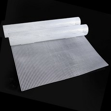 編織用網格墊, 半透明白色, 2個
