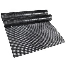 編織用網格墊, 黑色的, 2捲