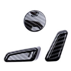 메이튼 카니발 KA4 튜닝 차량용 시트레버 버튼 카본몰딩 3종 세트, 혼합색상, 1개