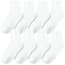 KIDS FUTURE 孩童款素色中筒襪 8雙