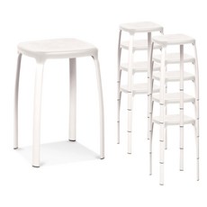 인홈즈 레인보우 스툴 10p, 화이트