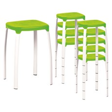 인홈즈 레인보우 스툴 10p, 그린