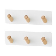 北歐多功能掛勾, 白色, 2個