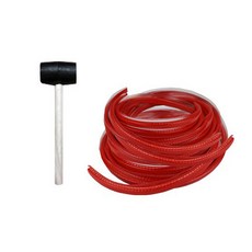 GT GLOBAL 防寒嵌條蛇形擋風條 12m 紅色 + 橡膠槌, 1套, 單一商品