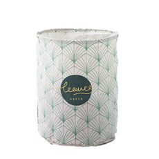 葉子圖案亮點洗衣籃, A型, 1個