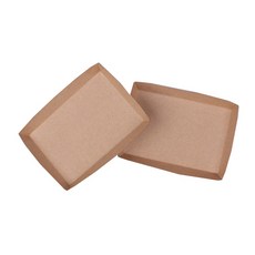 牛皮紙方形紙托盤 DK5-1 168*114*25mm, 1件, 100個