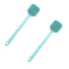 멀티 롱 샤워 브러쉬, 블루, 1개, 2개입