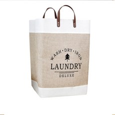 北歐設計洗衣籃, 米色, 1個