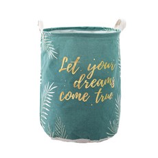 葉子圖案亮點洗衣籃, C款, 1個