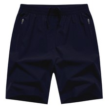 Granfinny 高級5分拉鍊鬆緊帶涼感透氣涼爽褲 GPH