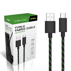 JOYTRON PS5 XBOX 系列 XS Type C 網線 黑色 綠色, JTPX-102, 1個
