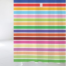 수풀 북유럽 스타일 샤워커튼 sc862 1520 x 1880 mm + 플라스틱 고리 12p + 화이트봉 세트, 1세트