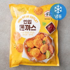 렛쿡 한입 돈가스 (냉동), 1.3kg, 1개