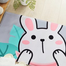 크리시 북유럽 동물 시리즈 발매트 + 욕실 미끄럼방지 스티커 세트, 타입4, 1개