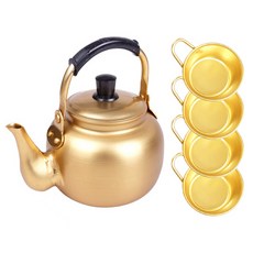 Next 棕色馬格利酒玻璃水壺套組 4 YT_RB142, 混色, 1套