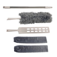 Living Tailor 縫隙除塵拖把 + 超細纖維墊 2p + 多功能除塵撣套組, 1套