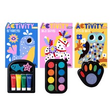 MY LITTLE TIGER 顏料+手繪+手指畫3入組, 混色