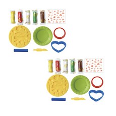 YIQIS 해피 생일 케잌 만들기 도우 점토놀이 yiqis5815c 2p, 혼합색상, 1kg, 1개