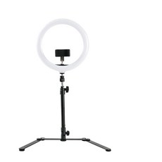 ILWOO LED 방송 앤 제품촬영용 데스크형 조명 25.4cm, IW-C1, 1개