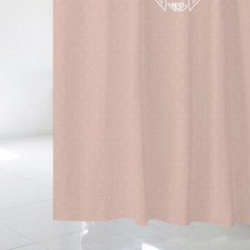 樹叢浴簾 sc823+塑膠環+桿組, 混色（窗簾）、白色（棒）