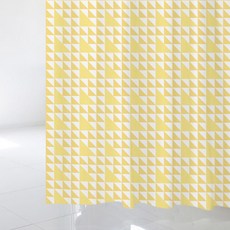 樹叢浴簾 sc892+塑膠環+桿組, 混色（窗簾）、白色（棒）