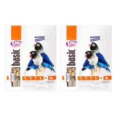 로로펫 베이직 모란앵무 사료 72602, 2개, 1kg
