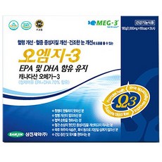 SAMJIN Pharm Omega-3魚油膠囊, 60顆, 3瓶