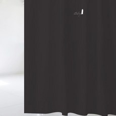 北歐風格浴簾 SC889 L號+塑膠掛鉤 12入+白色掛桿組合, 1套